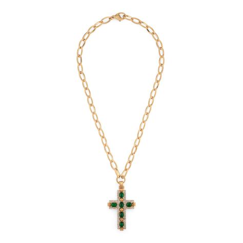 gucci cross necklace women's|vintage gucci chain necklace.